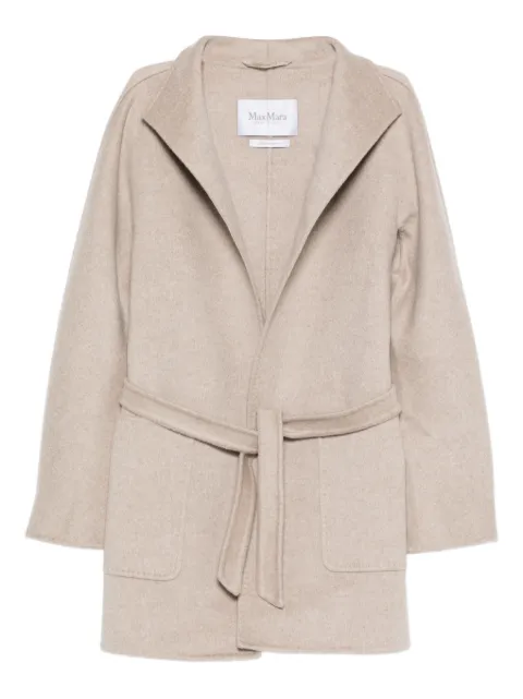 Max Mara abrigo corto con cinturón