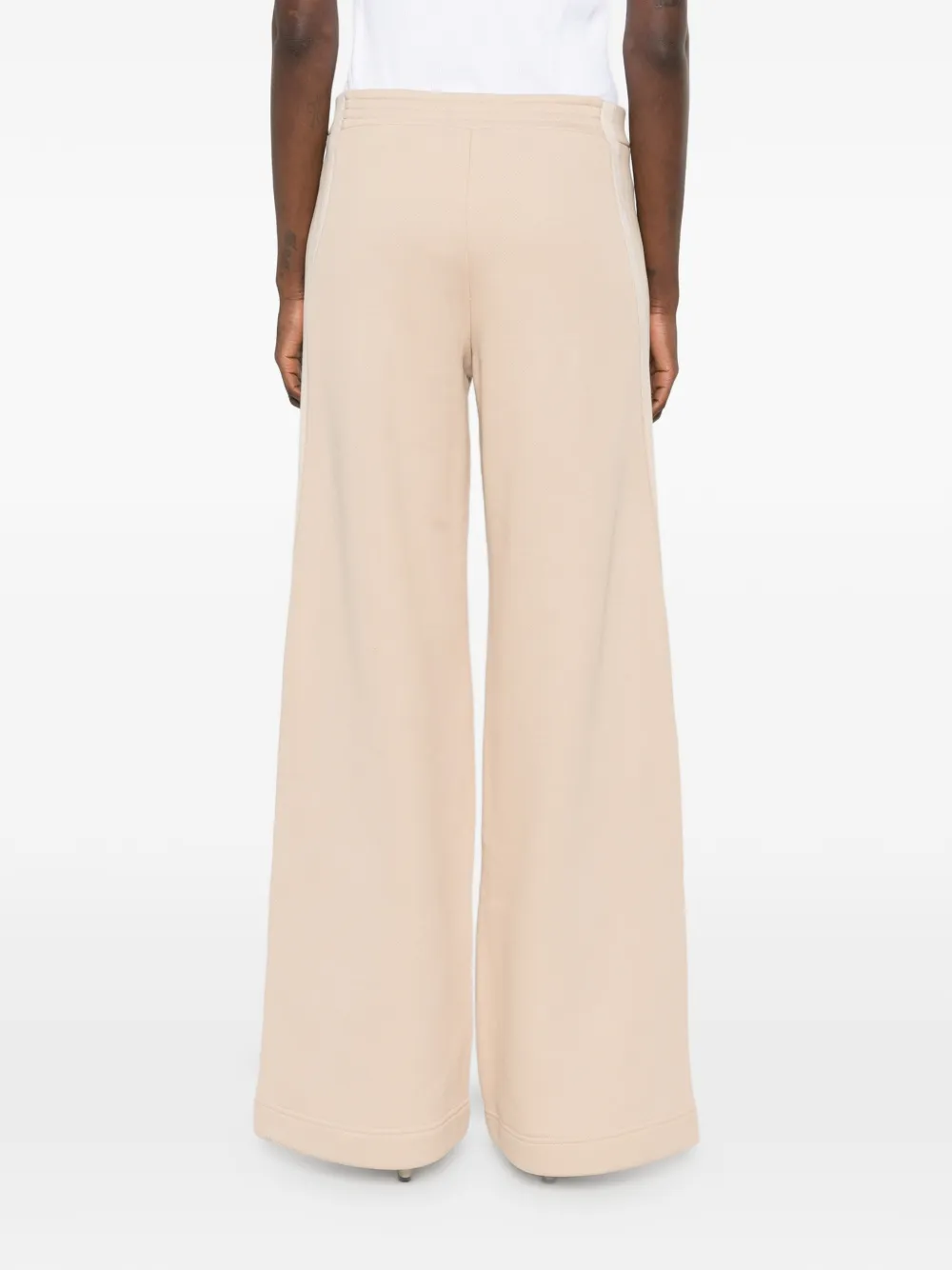 Max Mara Broek met wijde pijpen Beige
