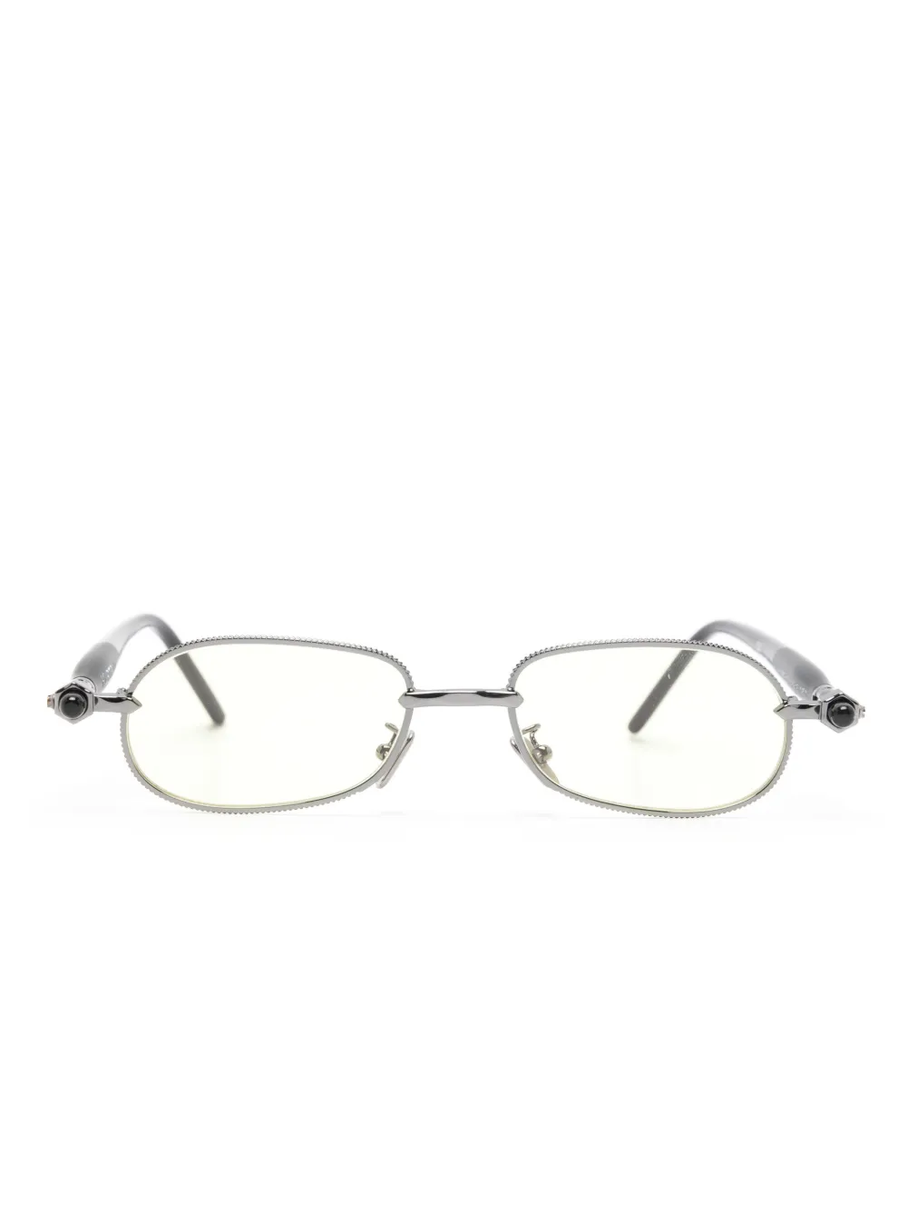 Kuboraum Maske oval-frame sunglasses | Silver | Image 1