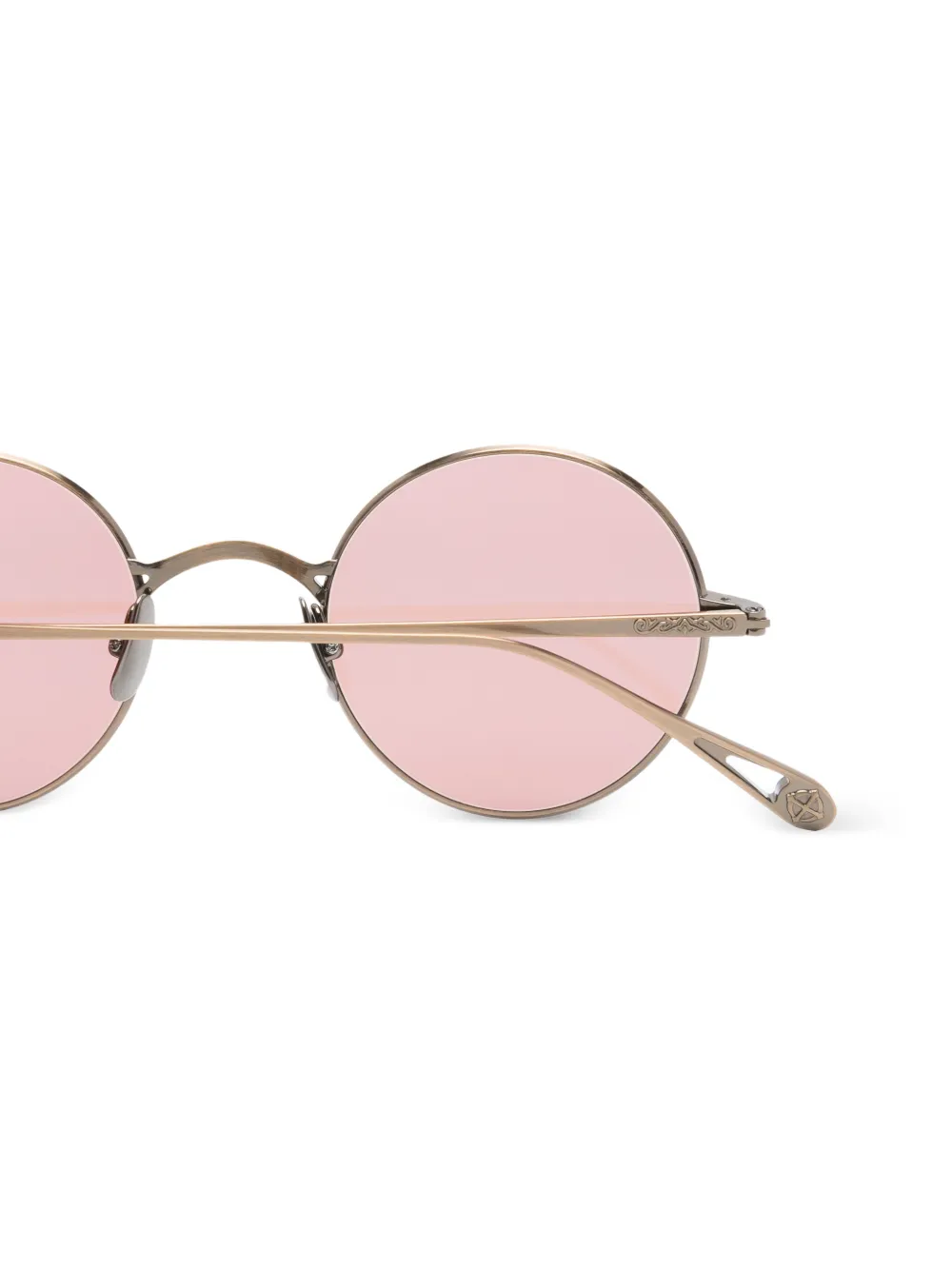  Garrett Leight Round-frame Sunglasses - Pink 
