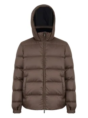 Jil Sander Quilted Down Jacket | Brown | FARFETCH