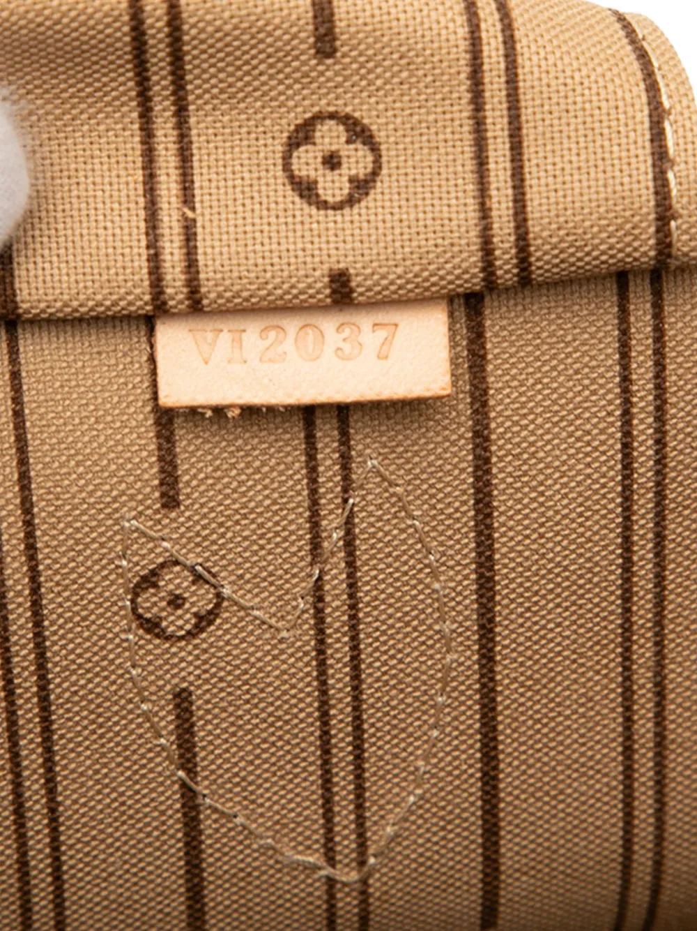 Pre-owned Louis Vuitton 2007 Monogram Neverfull Pm Tote Bag In Brown