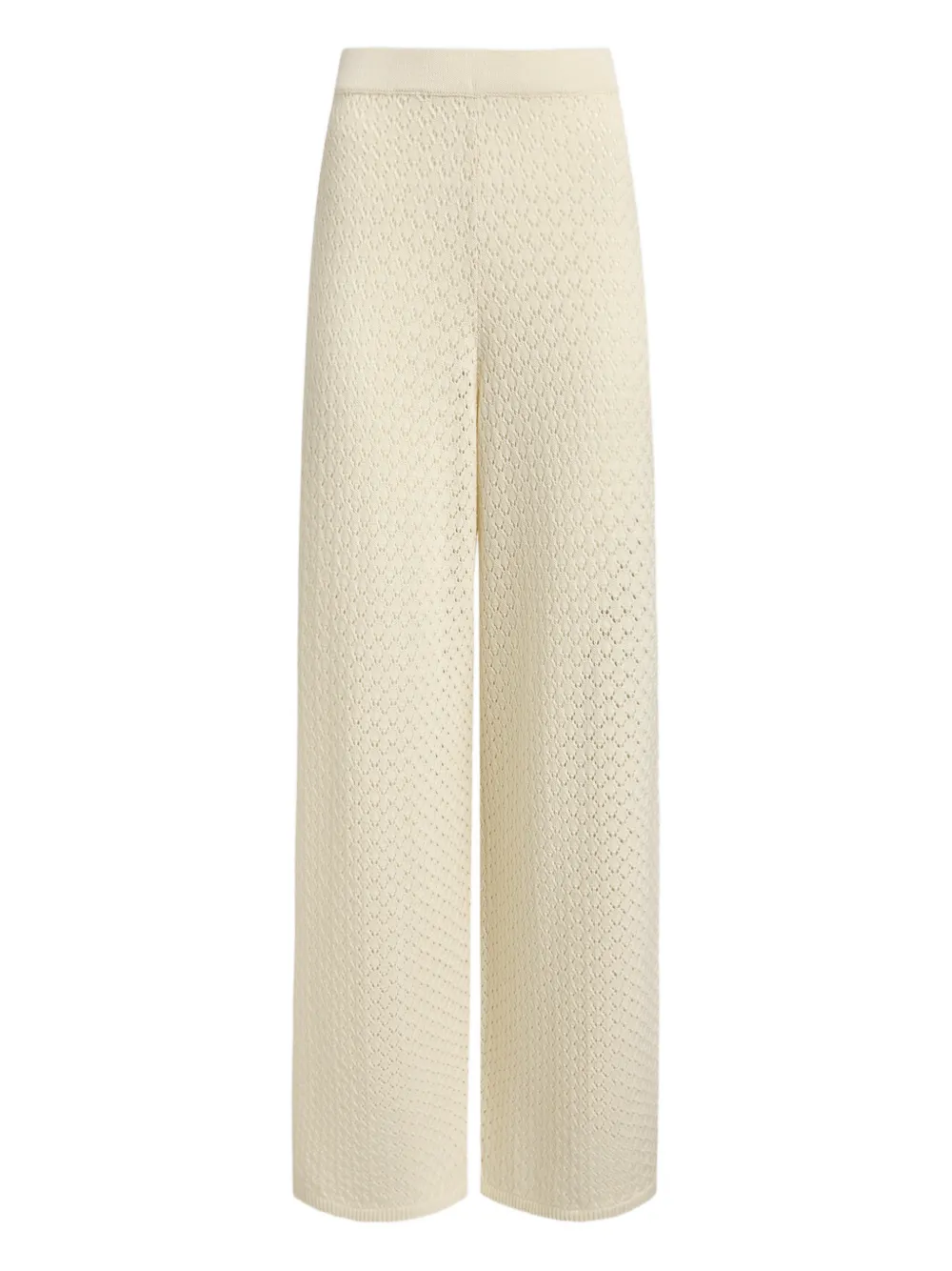 12 STOREEZ cotton knit trousers | Neutrals | Image 1
