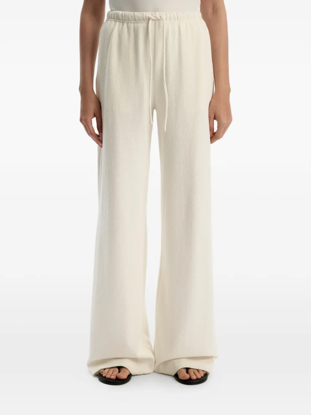 12 STOREEZ Broek met textuur Wit