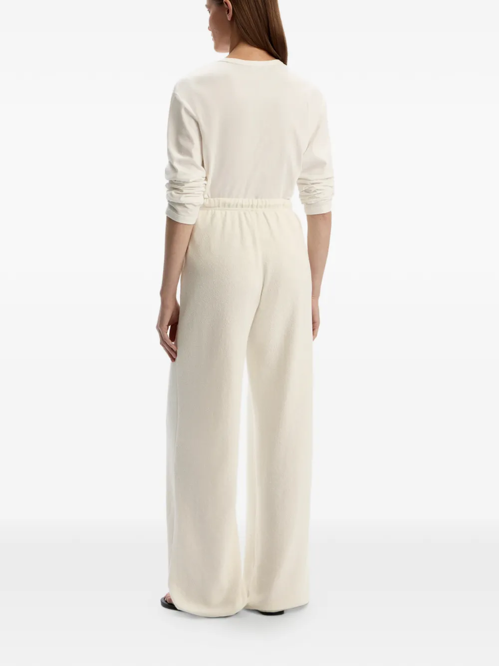 12 STOREEZ Broek met textuur Wit