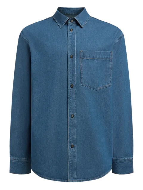 12 STOREEZ pocket denim shirt