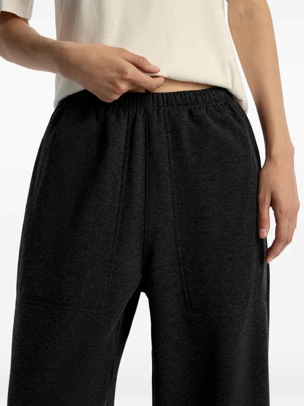 12 STOREEZ Trainingsbroek met elastische taille Grijs