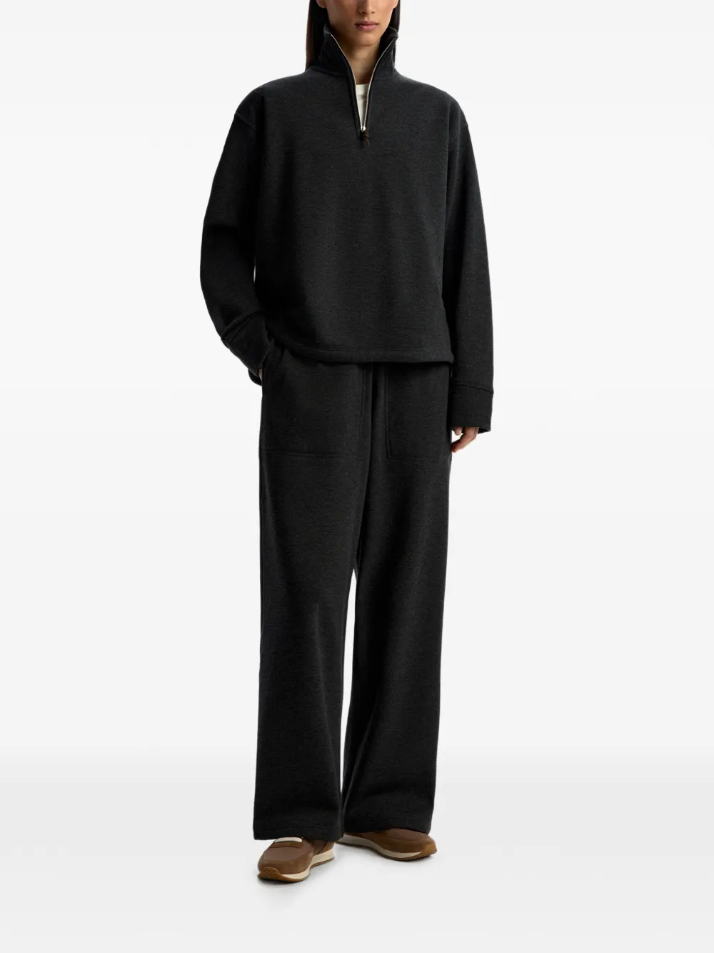 12 STOREEZ Trainingsbroek met elastische taille Grijs