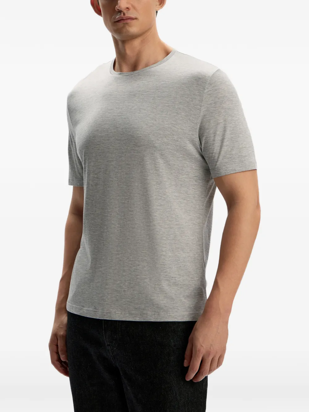 12 STOREEZ T-shirt met ronde hals Grijs