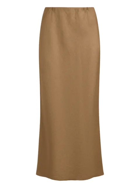 12 STOREEZ linen maxi skirt
