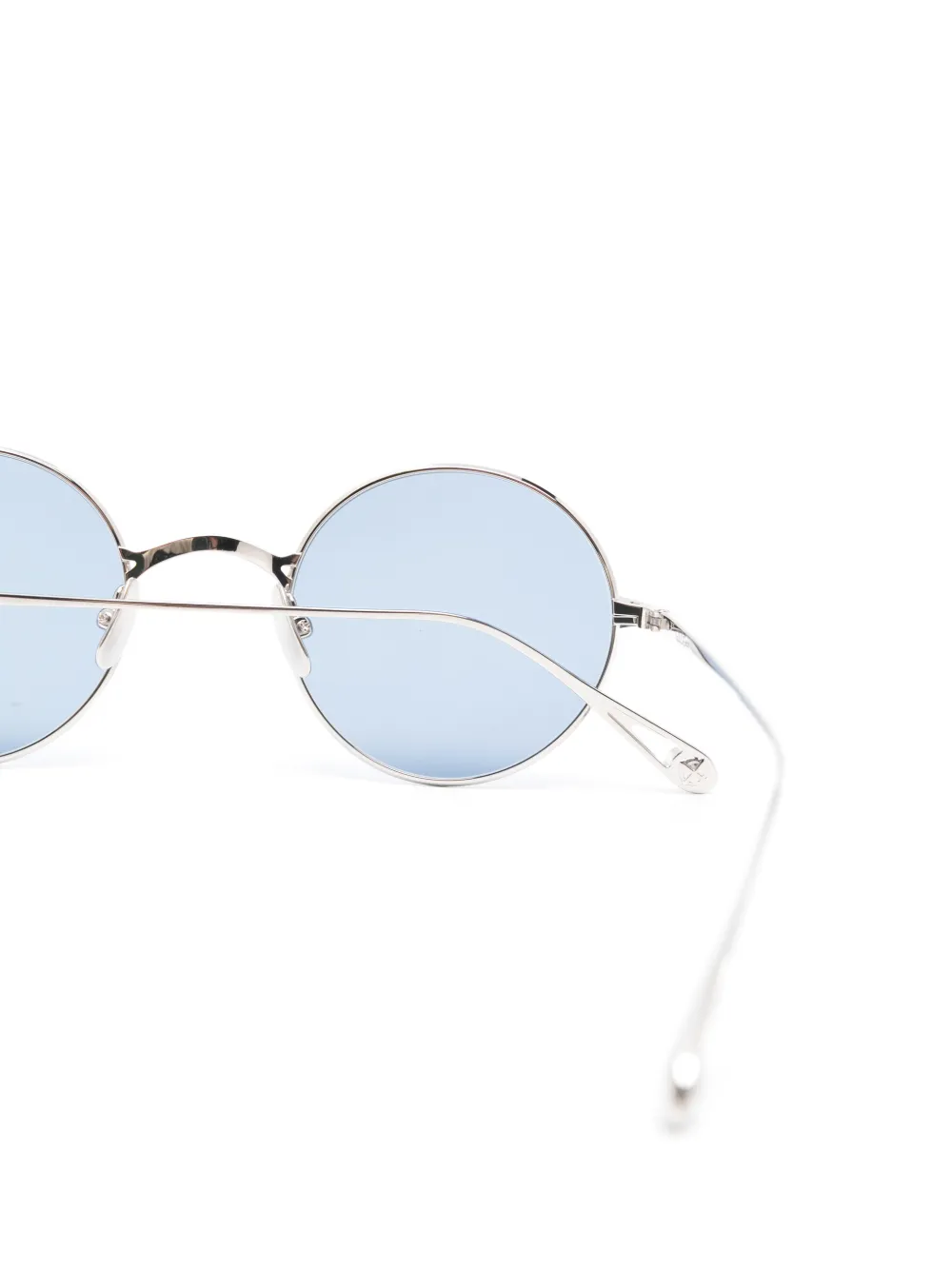 Garrett Leight GLCOxOzzy zonnebril met rond montuur Zilver