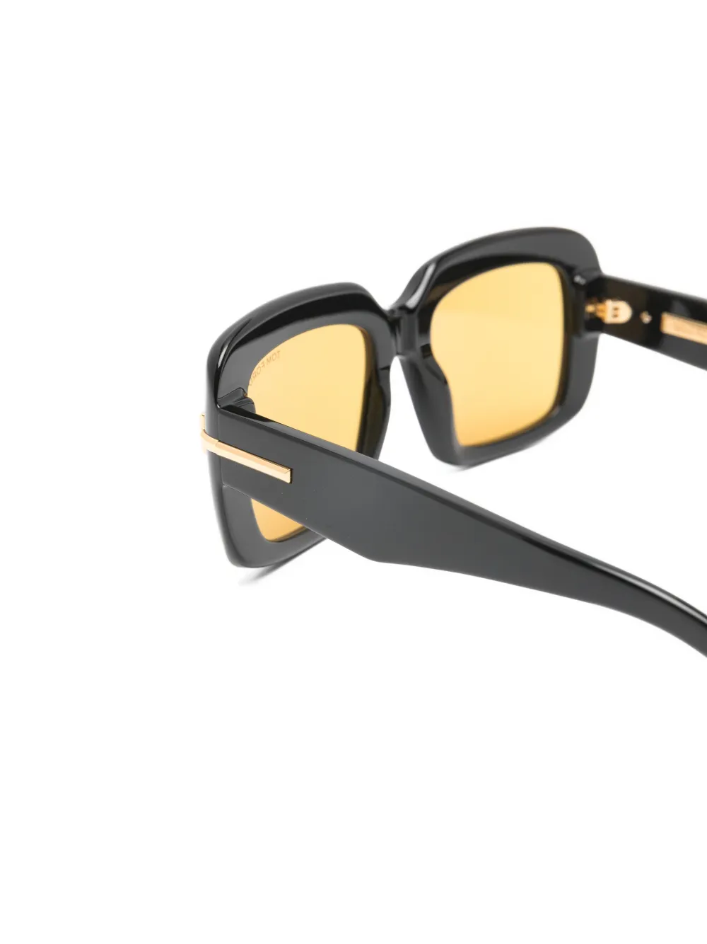 TOM FORD Eyewear Zonnebril met vierkant montuur Zwart