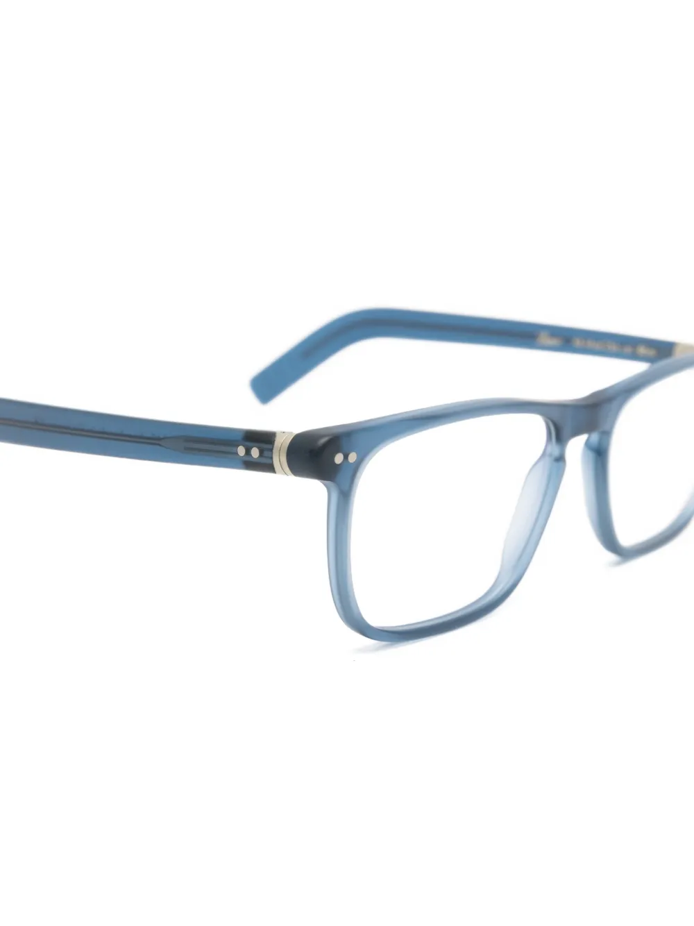  Lunor Rectangle-frame Glasses - Blue 