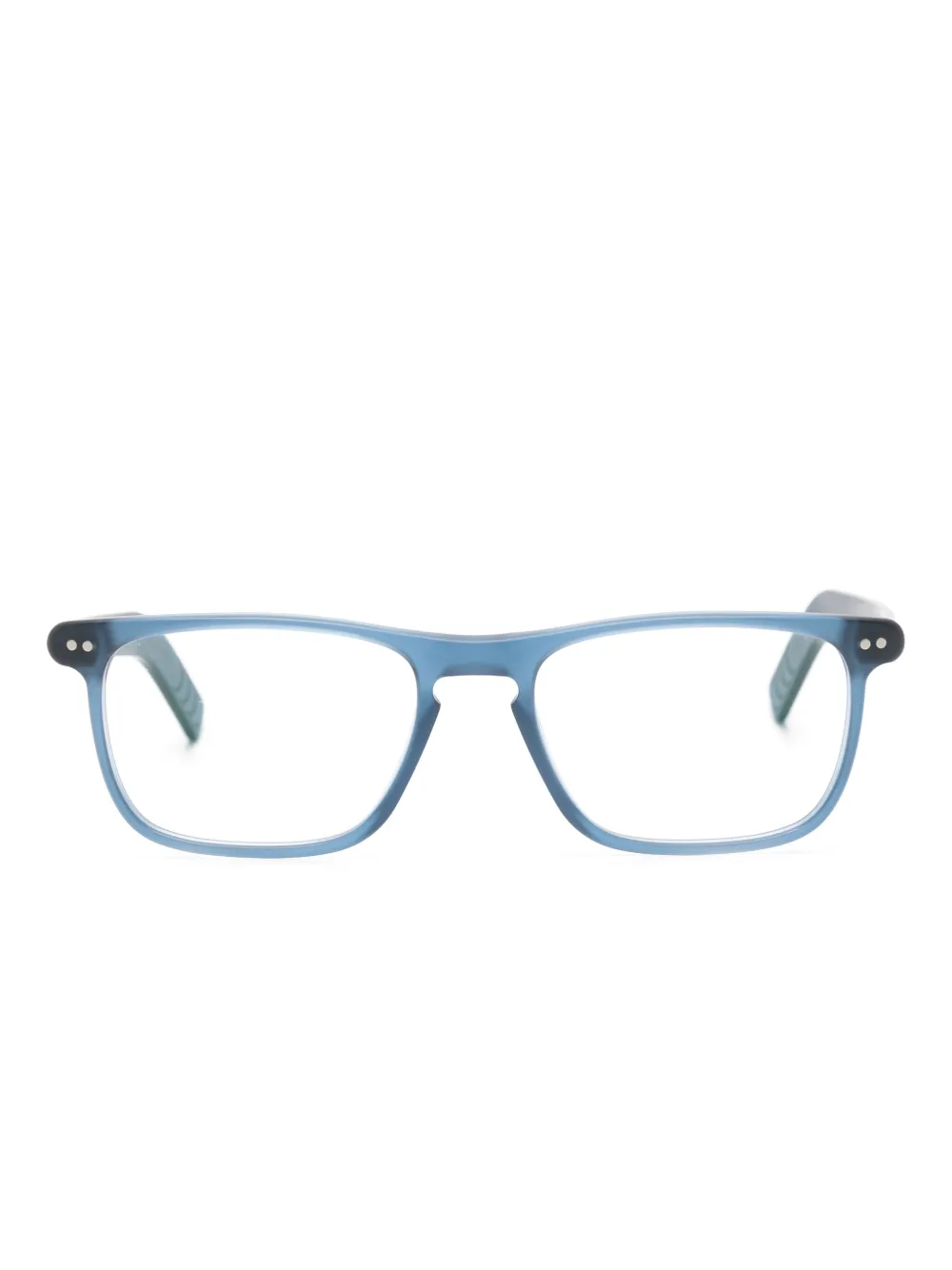 Lunor rectangle-frame glasses | Blue | Image 1