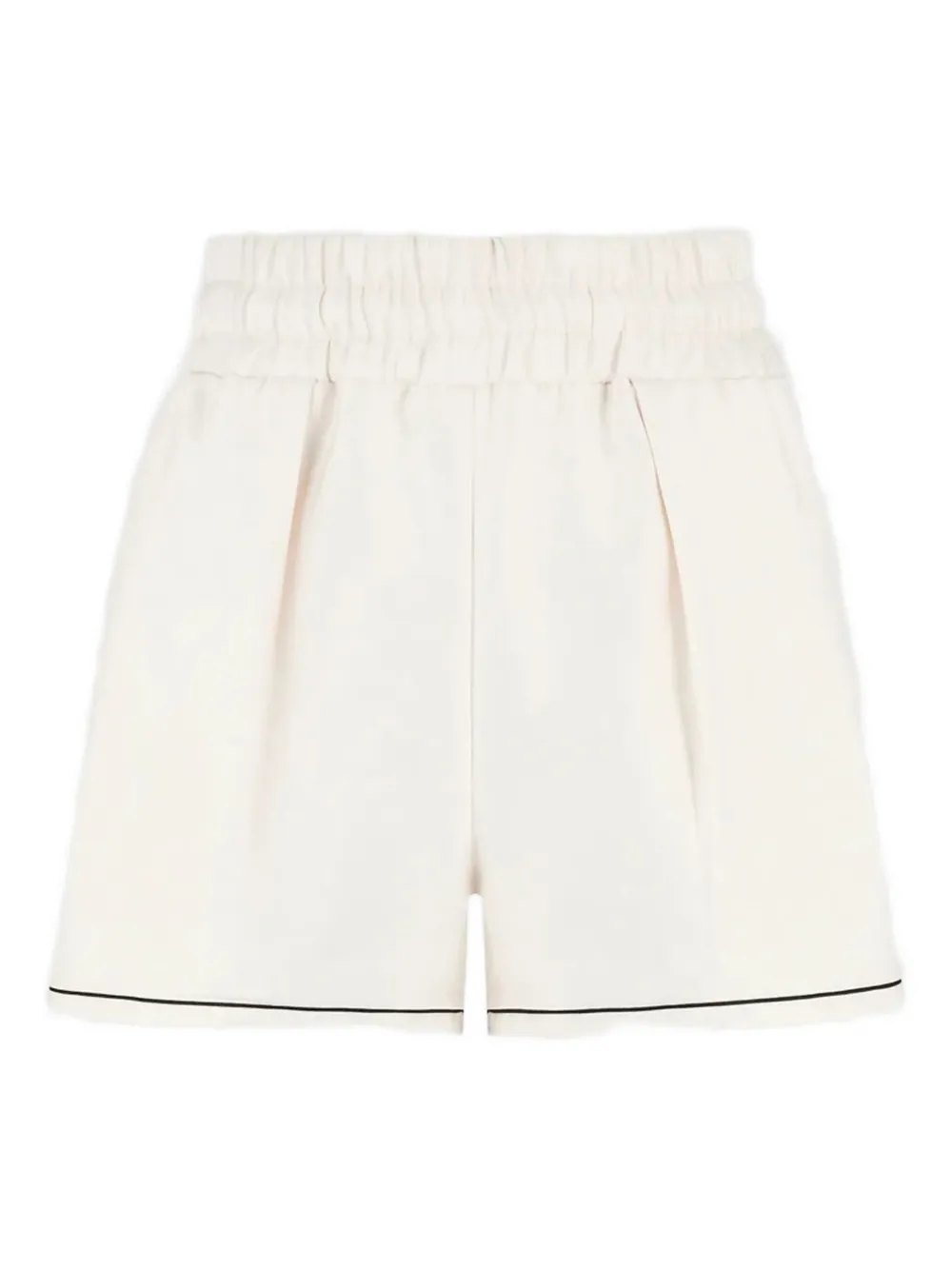 Manière De Voir Melanie elasticated pleated shorts - Toni neutri