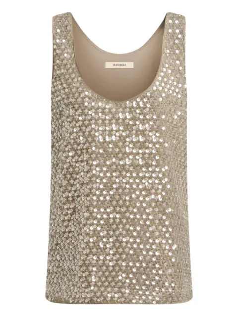 12 STOREEZ sequined top