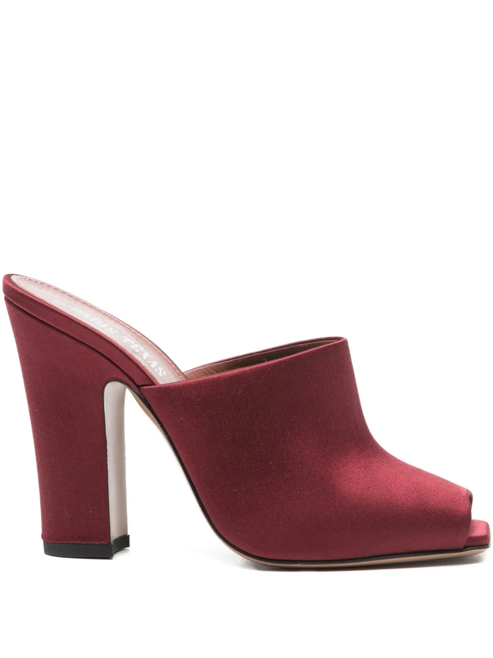 Paris Texas Rosie heeled mules Rood