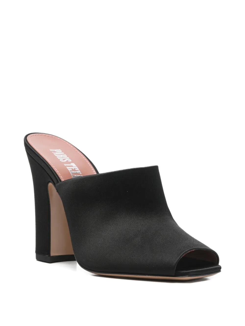 Paris Texas Rosie sandalen met open neus en hak Zwart