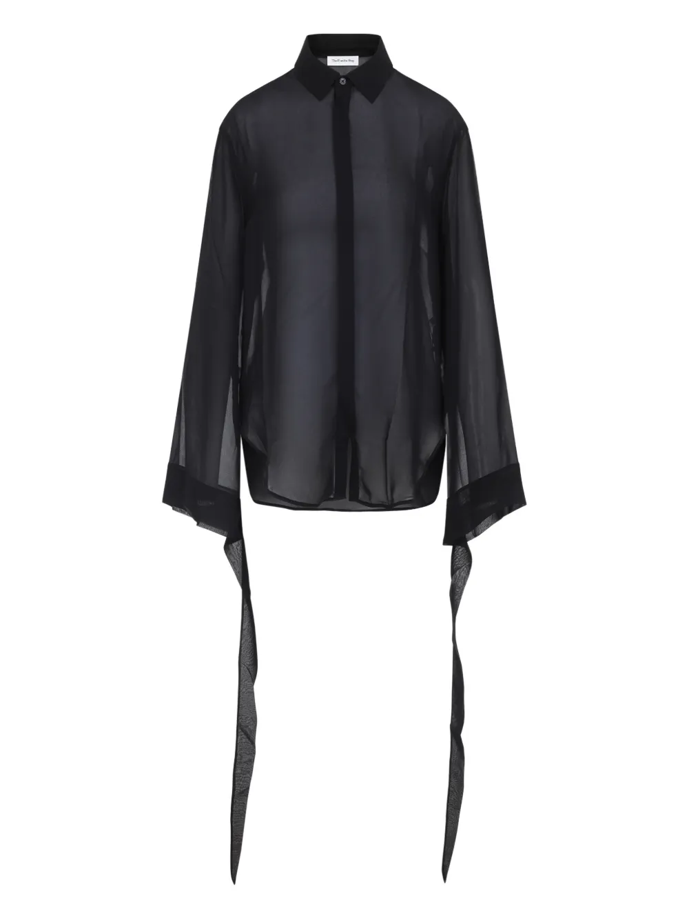 The Frankie Shop top con moño en las mangas | negro | Image 1