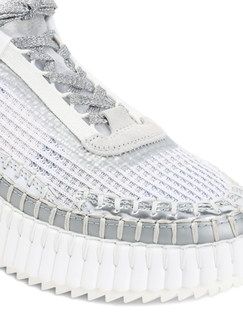 Chloé Nama sneakers met plateauzool Grijs