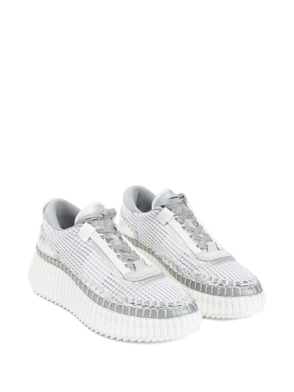 Chloé Nama sneakers met plateauzool Grijs