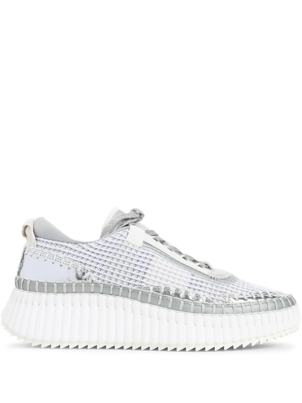 Chloé Nama sneakers met plateauzool Grijs