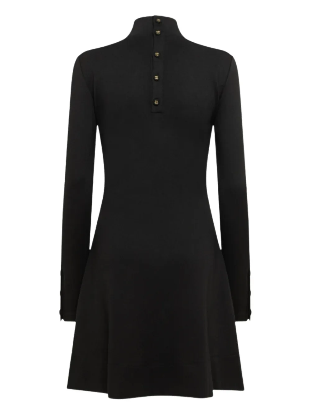 Blugirl button cut-out mini dress - Zwart