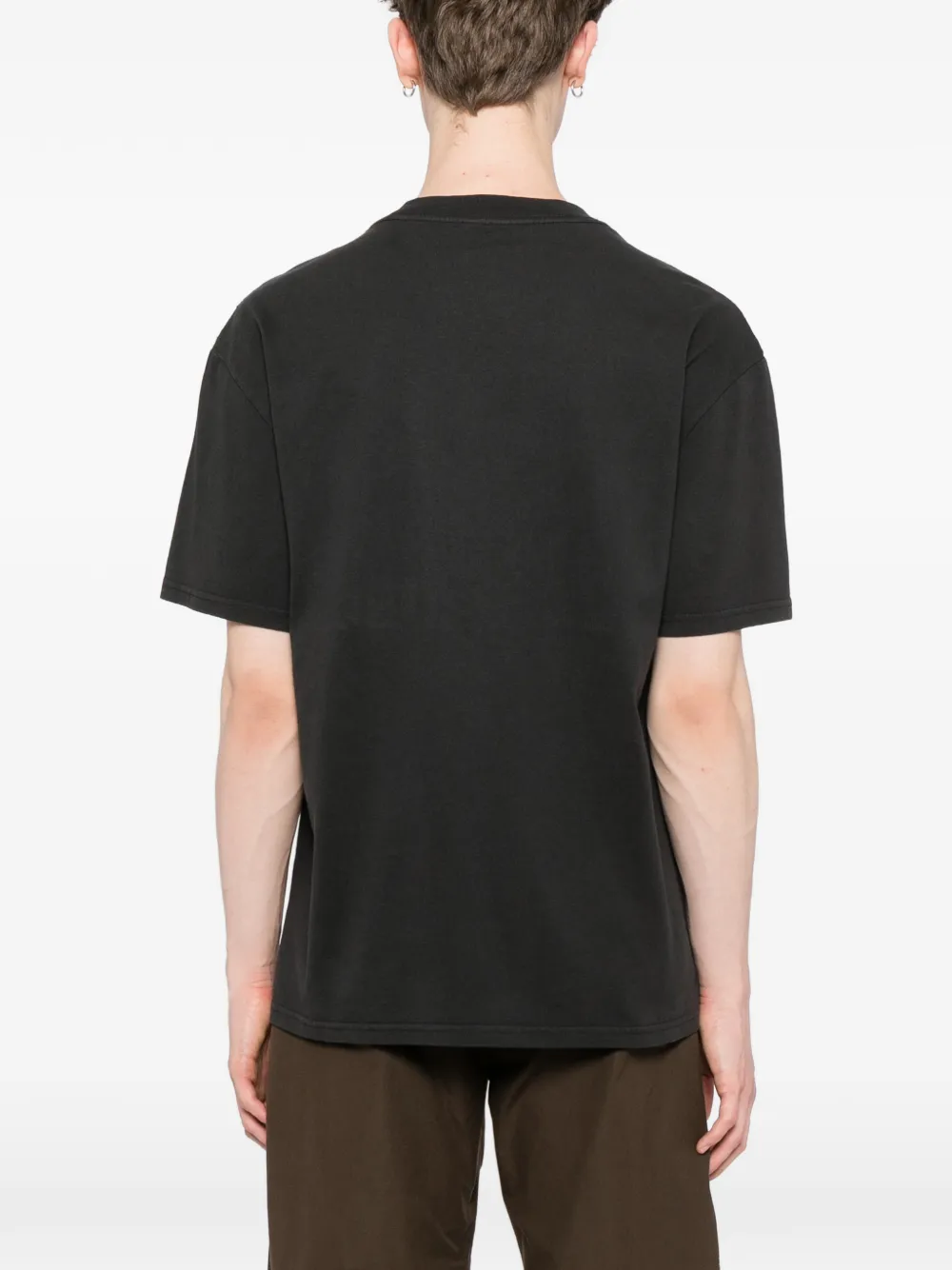 Melt T-shirt met print Zwart