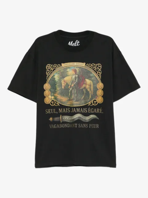 Melt cotton printed T-shirt