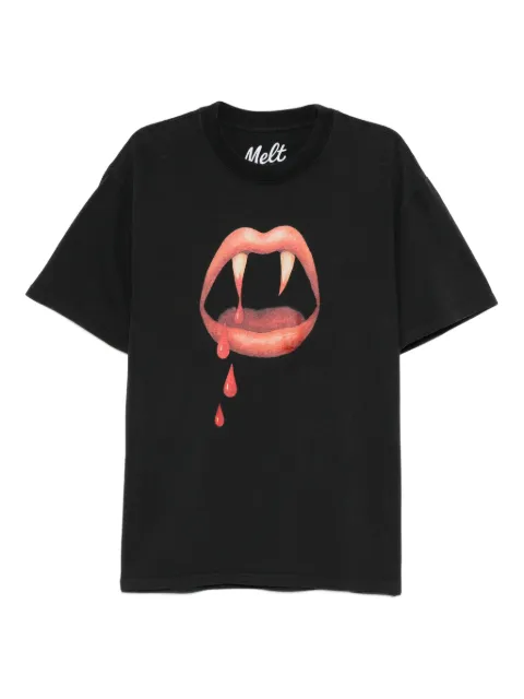 Melt cotton printed T-shirt