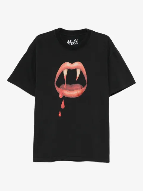 Melt cotton printed T-shirt
