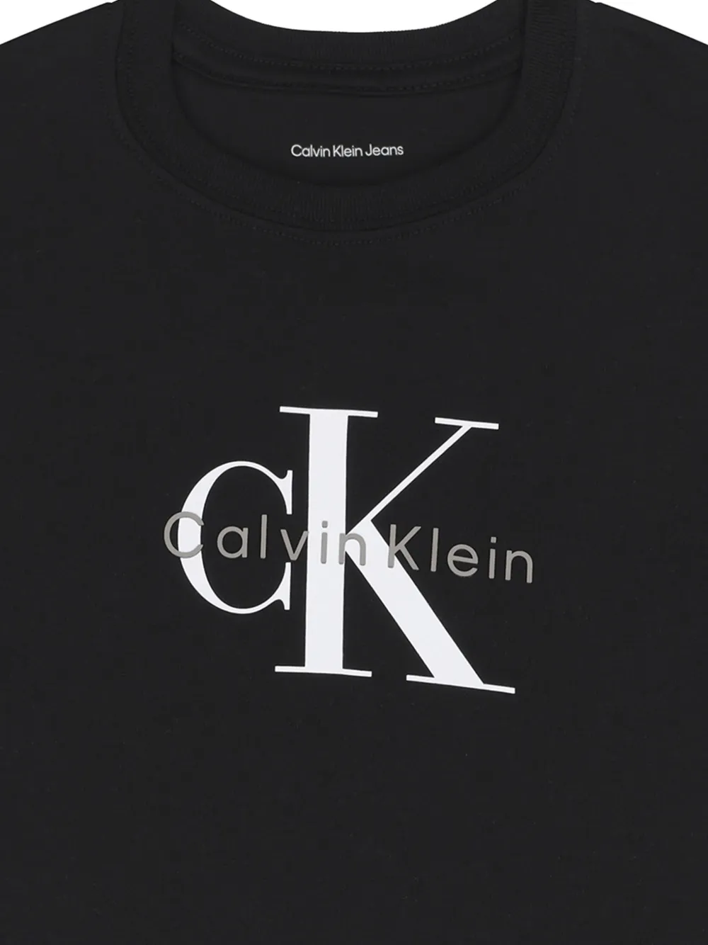  Calvin Klein Kids Logo T-shirt - Black 