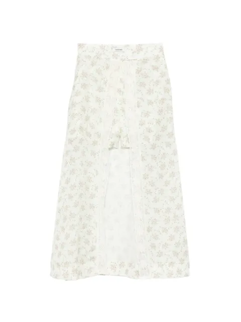 SANDRO floral lace shorts