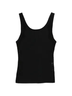 Baserange Heart Tank Top | Black | FARFETCH AZ