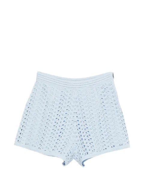 SANDRO shorts de crochet con cierre