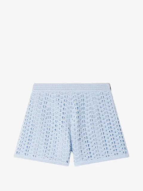SANDRO shorts de crochet con cierre