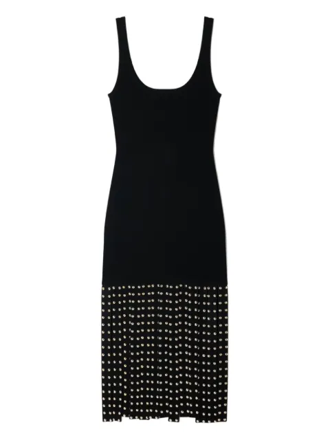 SANDRO vestido midi con apliques