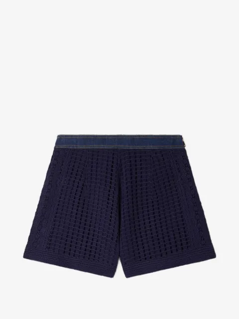 SANDRO shorts con ribete tejido