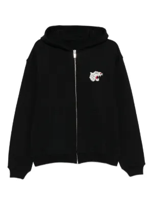 Casablanca ジップアップ パーカー | ブラック | FARFETCH JP