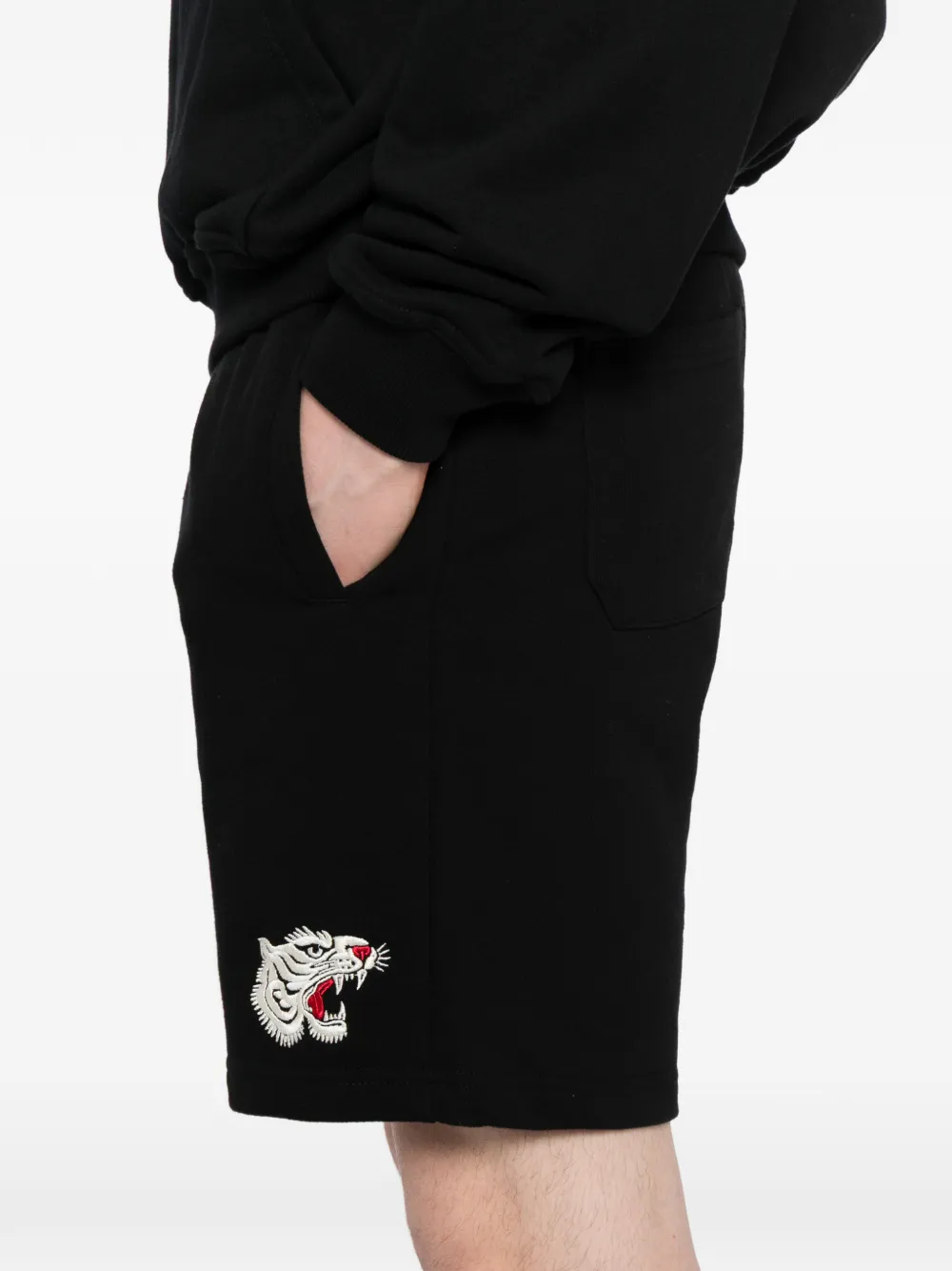 Embroidered Track Short