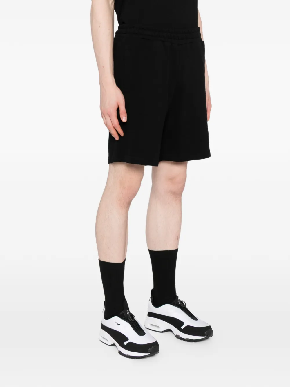 Embroidered Track Short