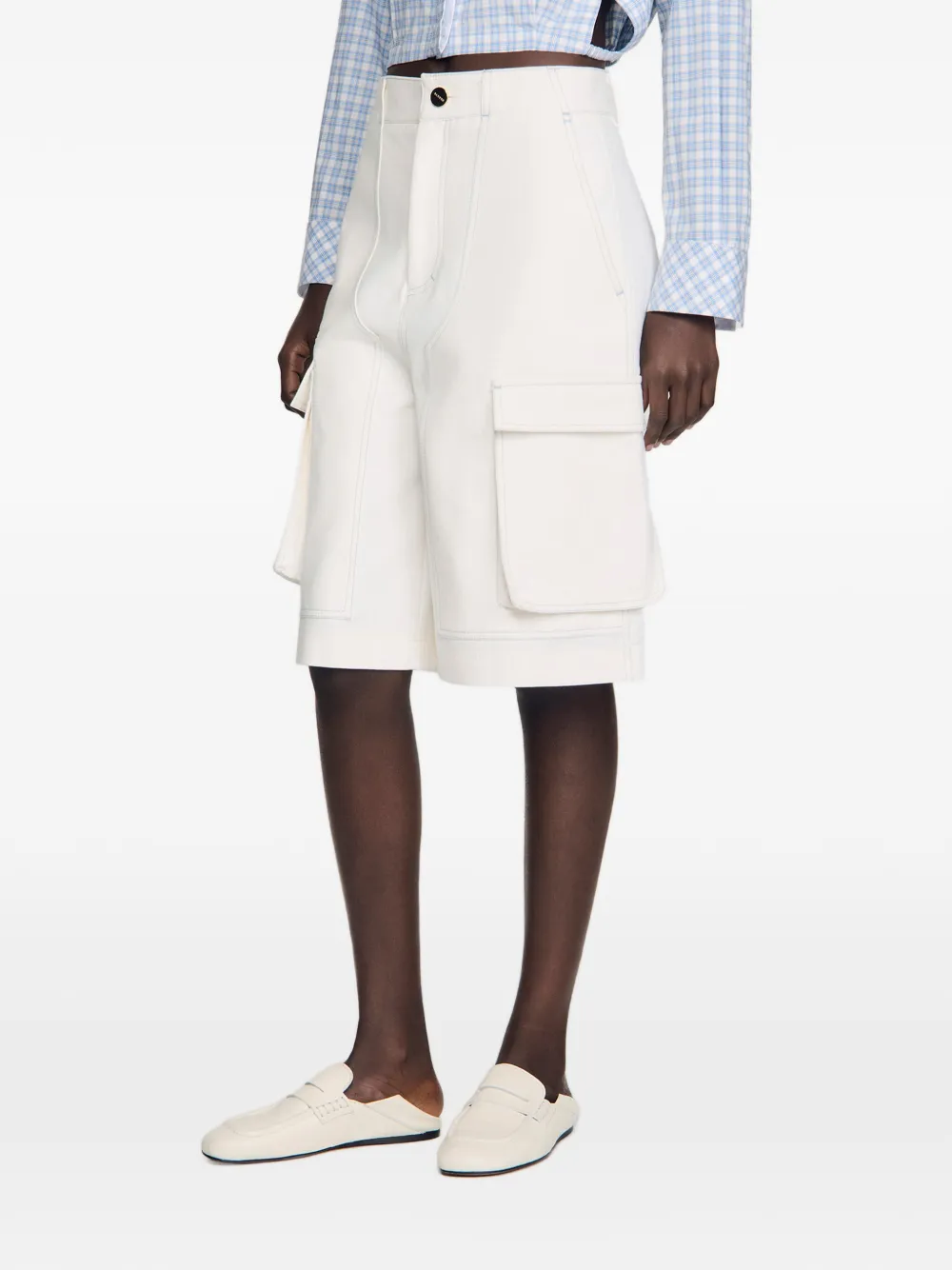 SANDRO Cargo shorts Wit