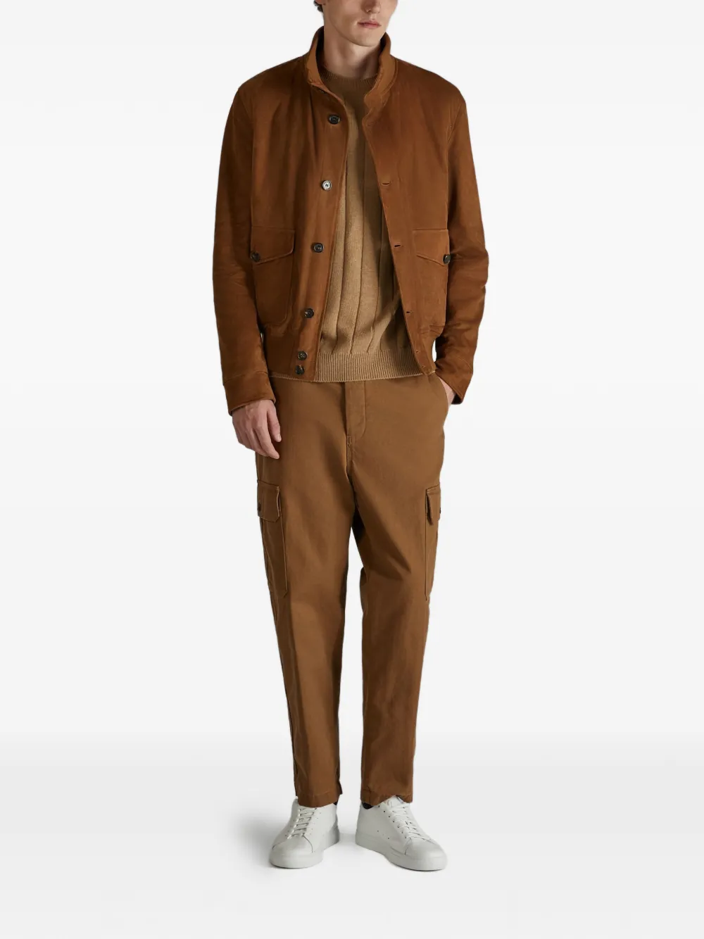 slowear chaqueta bómber de ante con cremallera | Chamarras de piel | Image 2