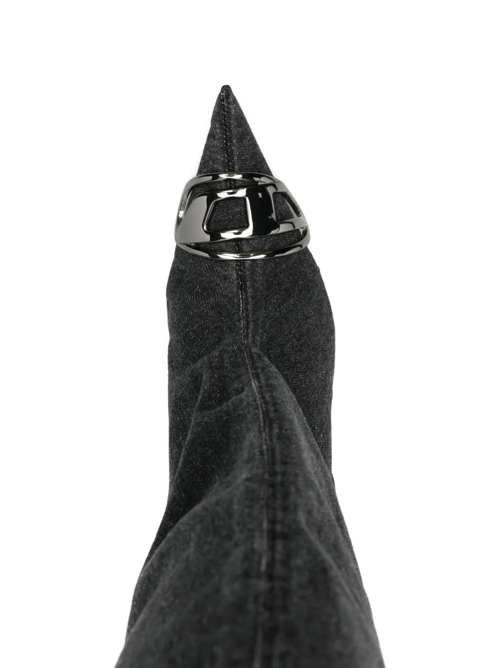 Diesel 50 mm D-Venus laarzen met logodetail Blauw