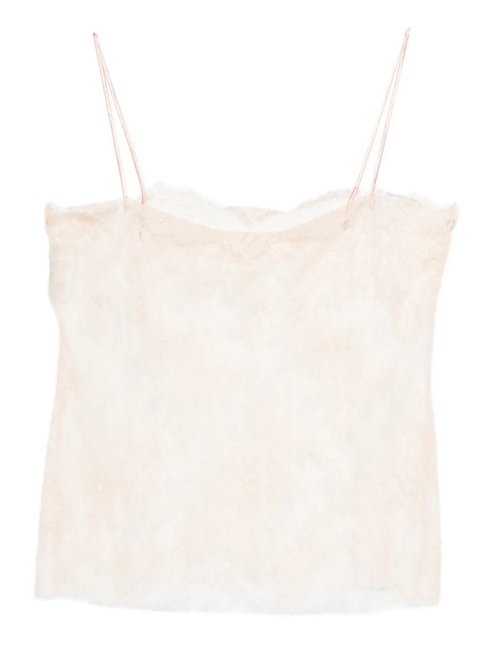  Alberta Ferretti Lace Top - Pink 