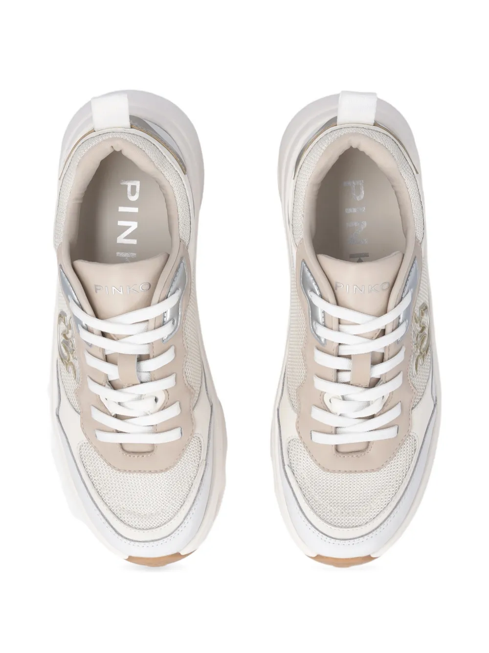PINKO Sneakers met logo-applicatie Wit