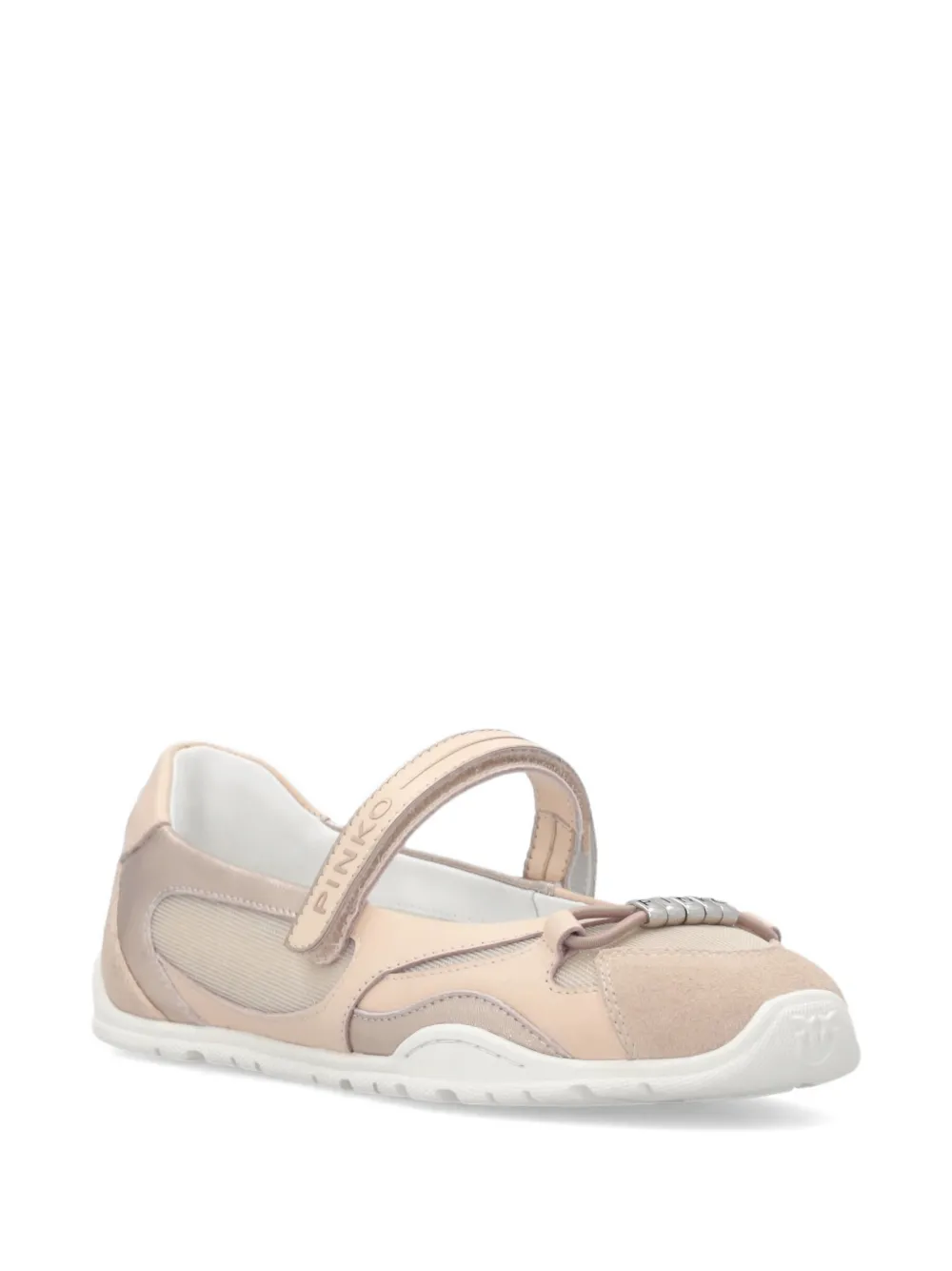 PINKO Sneakers met klittenband en logodetail Roze