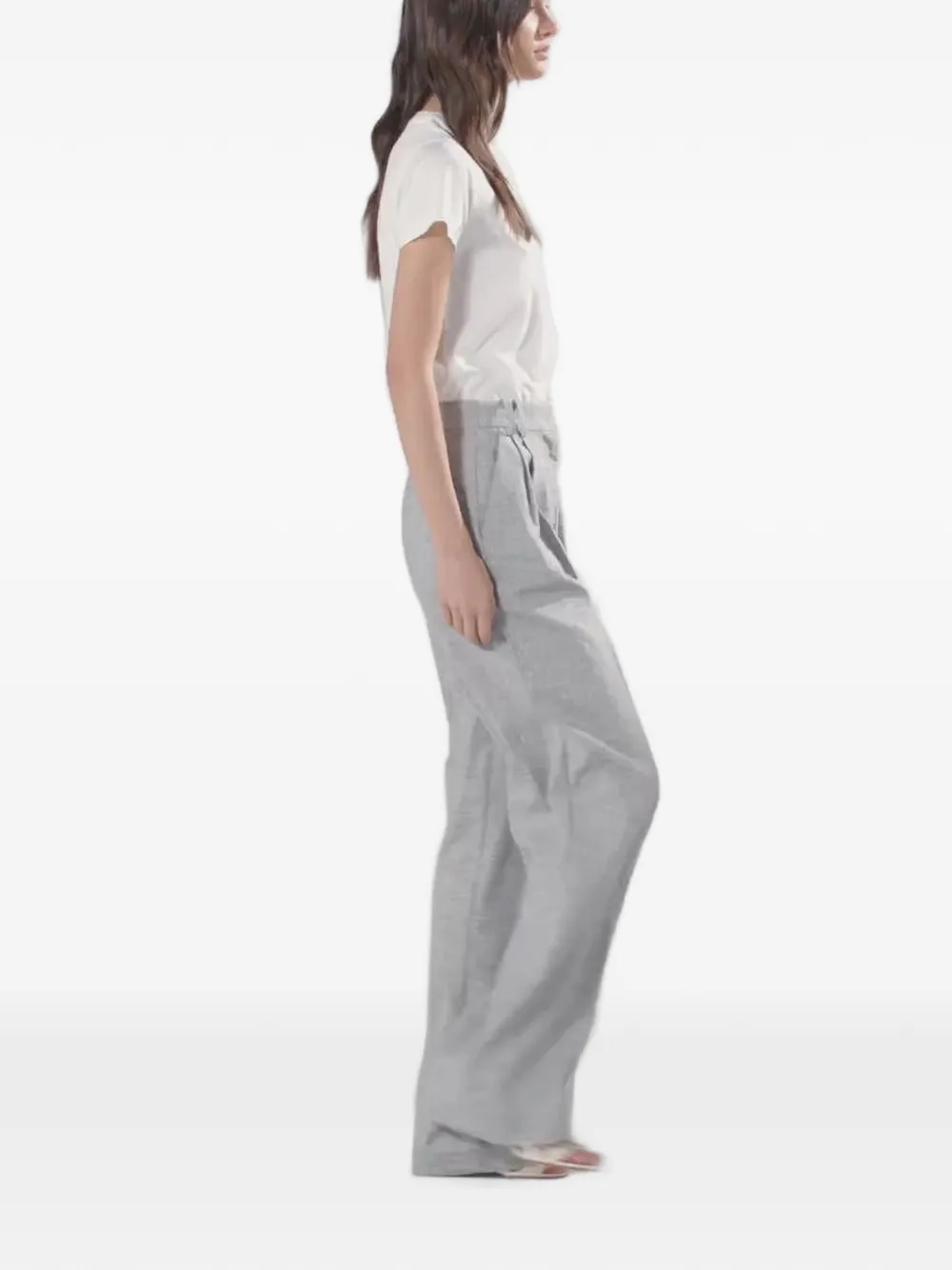PINKO Broek met wijde pijpen Grijs