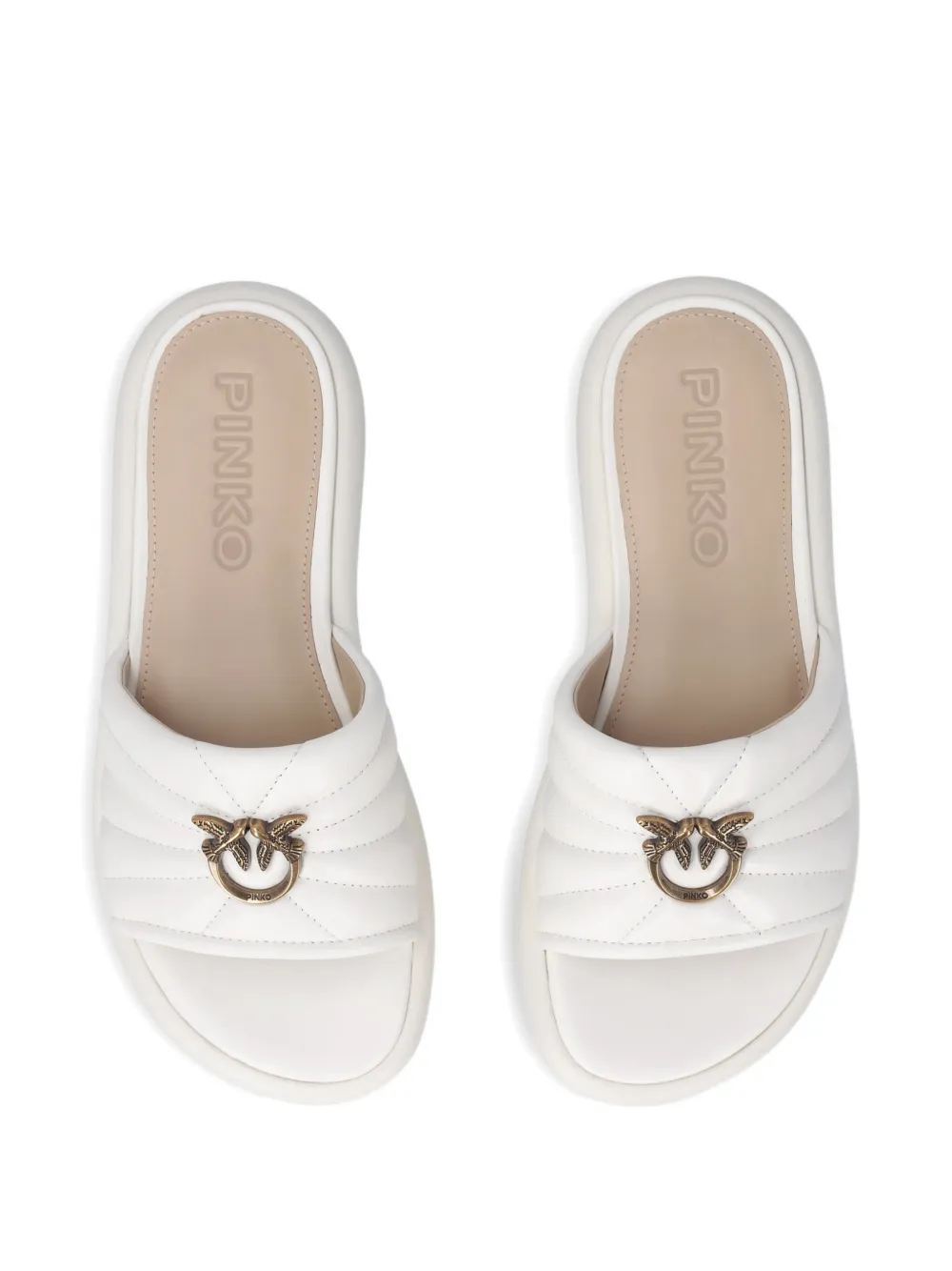 PINKO Love Birds sandalen Wit