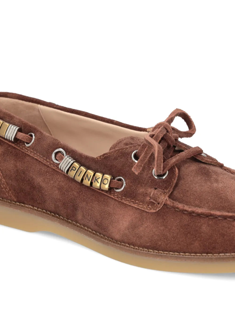 PINKO Suède loafers Bruin